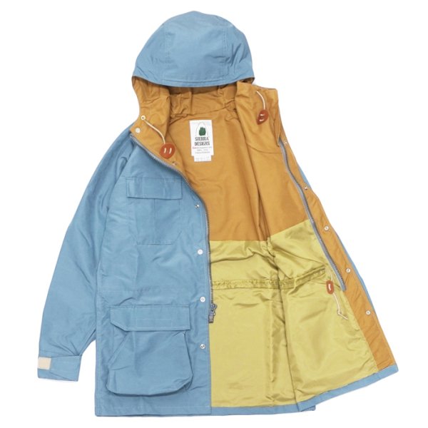 画像3: SIERRA DESIGNS（シエラデザイン）60TH Anniversary  MOUNTAIN PARKA（60周年記念マウンテンパーカー）"Made in Japan" / B,Stone×V.Tan（ブルーストーン×ヴィンテージタン） (3)