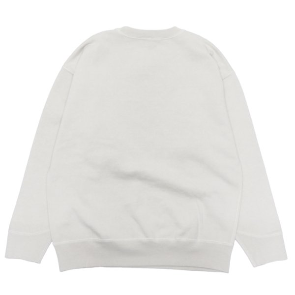 画像2: BARNS OUTFITTERS (バーンズアウトフィッターズ）Athletic Crewneck Print Sweatshirt（アスレチッククルーネックプリントスウェットシャツ）"Pigement Dye'" / Ivory（アイボリー） (2)