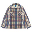 画像1: Good On（グッドオン）Flannel Check Sweat Shirt Jacket（フランネルチェックスウェットシャツジャケット）"9oz Nep Flannel" / Cream（クリーム） (1)