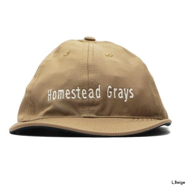 画像4: DECHO（デコー）COOPERSTOWN BALL CAP（クーパーズタウンボールキャップ）"Homestead Grays" / Black（ブラック）・Grey（グレー）・L,Beige（ライトベージュ） (4)