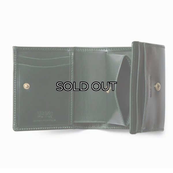 画像2: BEORMA（ベオーマ）COMPACT WALLET（コンパクトウォレット）"BRIDLE LEATHER" / Green（グリーン） (2)