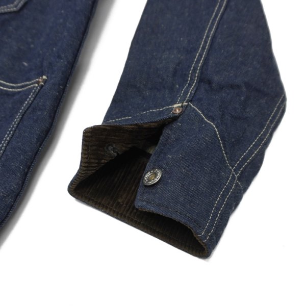 画像6: F.O.B FACTORY（エフオービーファクトリー）DENIM CHORE JACKET（デニムチョアジャケット）”BLANKET LINER” / Blue（ブルー） (6)