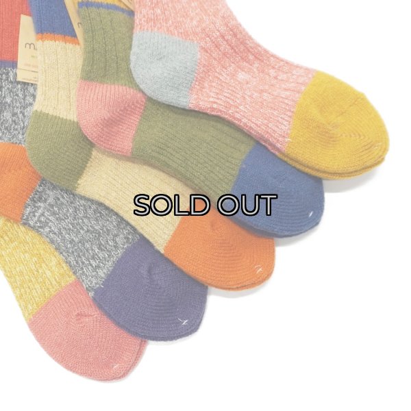 画像2: Mauna Kea（マウナケア）ウール3面切替ソックス "レディース" / 5Colors（全5色展開）※3足までメール便発送可 (2)