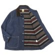 画像3: F.O.B FACTORY（エフオービーファクトリー）DENIM CHORE JACKET（デニムチョアジャケット）”BLANKET LINER” / Blue（ブルー） (3)