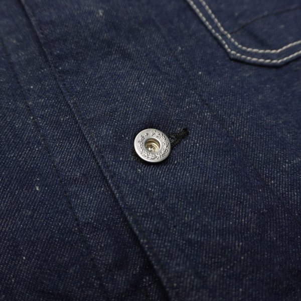 画像7: F.O.B FACTORY（エフオービーファクトリー）DENIM CHORE JACKET（デニムチョアジャケット）”BLANKET LINER” / Blue（ブルー） (7)