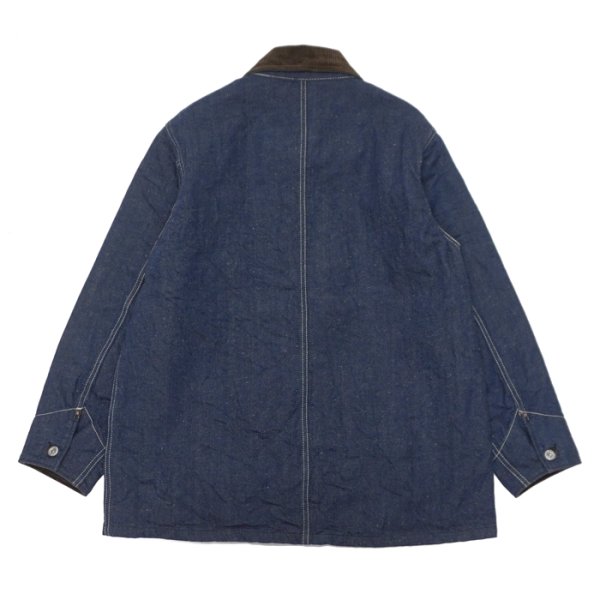 画像2: F.O.B FACTORY（エフオービーファクトリー）DENIM CHORE JACKET（デニムチョアジャケット）”BLANKET LINER” / Blue（ブルー） (2)