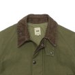 画像5: F.O.B FACTORY（エフオービーファクトリー）RIDING JACKET（ライディングジャケット）”HEAVY MOLESKIN” / Olive（オリーブ） (5)