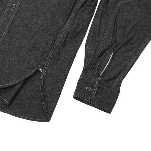 画像5: Nigel Cabourn（ナイジェル・ケーボン）NEW MEDICAL SHIRT（ニューメディカルシャツ）/ Black（ブラック） (5)