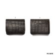 画像9: WILD SWANS（ワイルドスワンズ）Palm（パーム）コンパクトウォレット/チョコ"クロコダイル"×ブルー"ブッテーロ" (9)
