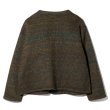 画像2: ENGINEERED GARMENTS（エンジニアードガーメンツ）KNIT CARDIGAN（ニットカーディガン）"Wool Poly Nep Sweater Knit" / Brown（ブラウン） (2)