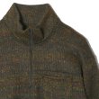 画像3: ENGINEERED GARMENTS（エンジニアードガーメンツ）Zip Moc Neck（ジップモックネック）"Wool Poly Nep Sweater Knit" / Brown（ブラウン） (3)