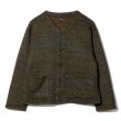 画像1: ENGINEERED GARMENTS（エンジニアードガーメンツ）KNIT CARDIGAN（ニットカーディガン）"Wool Poly Nep Sweater Knit" / Brown（ブラウン） (1)
