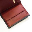 画像4: BEORMA（ベオーマ）3FOLD WALLET（3つ折りウォレット）"CHELSEA LEATHER" / Navy×Wine（ネイビー×ワイン） (4)