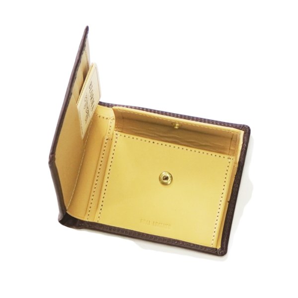 画像4: BEORMA（ベオーマ）NOTECASE（2つ折りウォレット）"CHELSEA LEATHER" / Havana×Ecru（ハバナブラウン×エクリュ） (4)