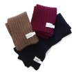 画像1: INVERALLAN（インバーアラン）Rib Knit Scarf（リブ編みマフラー）"Lambswool" / 3Colors（全3色展開） (1)