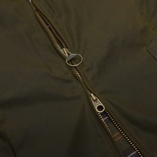 画像7: Barbour×BARACUTA（バブァー×バラクータ）Proton Wax Jacket（ポートンワックスジャケット）"Wax Cotton" / Olive（オリーブ） (7)
