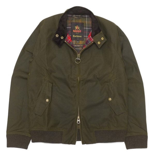 画像1: Barbour×BARACUTA（バブァー×バラクータ）Proton Wax Jacket（ポートンワックスジャケット）"Wax Cotton" / Olive（オリーブ） (1)