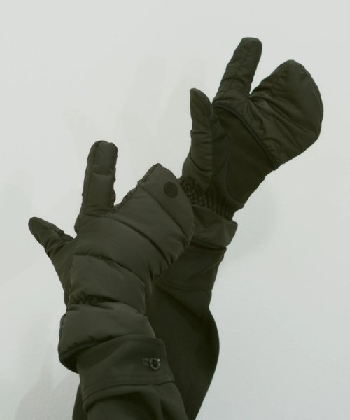 画像8: MODMNT（モドメント）DOWN GLOVES LOBSTER MITTENS（ダウングローブ ロブスターミトン）/ Khaki（カーキ） (8)