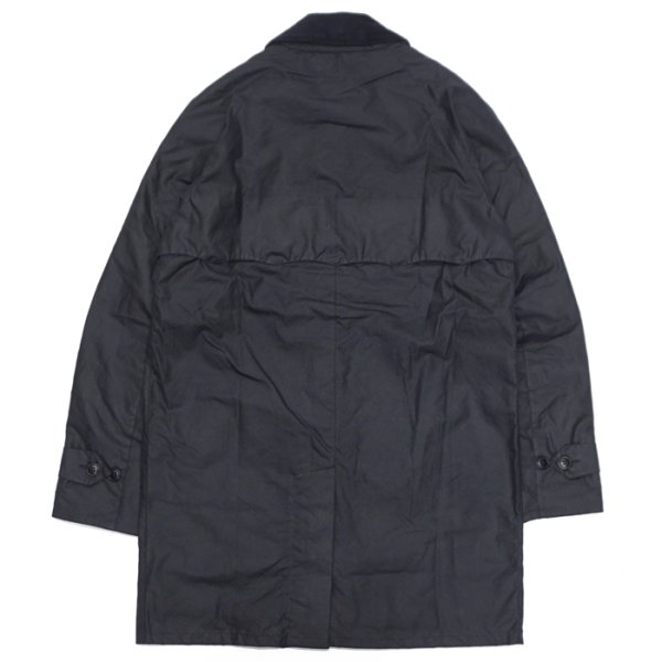 画像2: Barbour×BARACUTA（バブァー×バラクータ）Tyne Wax Coat（タインワックスコート）"Wax Cotton" / Navy（ネイビー） (2)