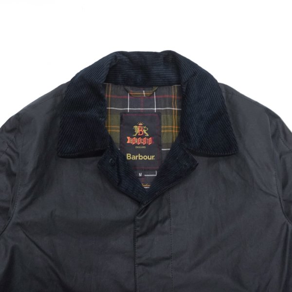 画像4: Barbour×BARACUTA（バブァー×バラクータ）Tyne Wax Coat（タインワックスコート）"Wax Cotton" / Navy（ネイビー） (4)