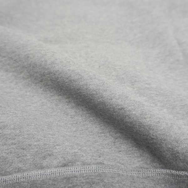 画像6: BARNS OUTFITTERS（バーンズアウトフィッターズ）COZUN GUSSET PRINT CREW NECK SWEAT（はめ込み両Vガゼットクルーネックスウェット）/ Grey（グレー） (6)