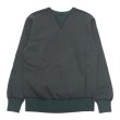画像2: BARNS OUTFITTERS（バーンズアウトフィッターズ）COZUN GUSSET PRINT CREW NECK SWEAT（はめ込み両Vガゼットクルーネックスウェット）/ Black（ブラック） (2)
