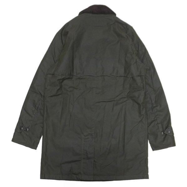 画像2: Barbour×BARACUTA（バブァー×バラクータ）Tyne Wax Coat（タインワックスコート）"Wax Cotton" / Olive（オリーブ） (2)
