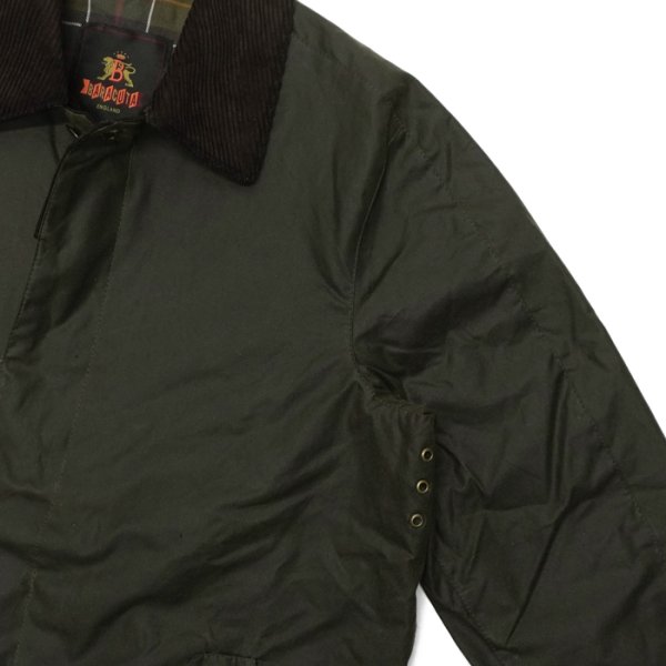 画像5: Barbour×BARACUTA（バブァー×バラクータ）Tyne Wax Coat（タインワックスコート）"Wax Cotton" / Olive（オリーブ） (5)