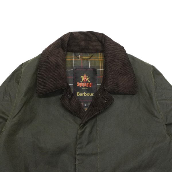画像4: Barbour×BARACUTA（バブァー×バラクータ）Tyne Wax Coat（タインワックスコート）"Wax Cotton" / Olive（オリーブ） (4)