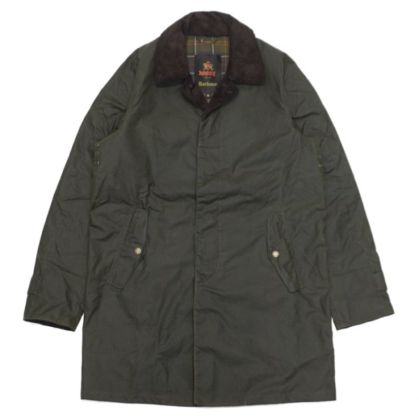 画像1: Barbour×BARACUTA（バブァー×バラクータ）Tyne Wax Coat（タインワックスコート）"Wax Cotton" / Olive（オリーブ） (1)