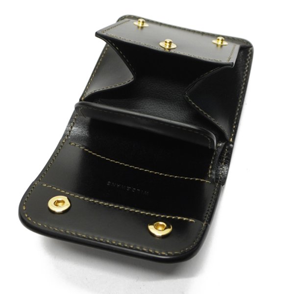 画像7: WILD SWANS（ワイルドスワンズ）CASA（カーサ）コンパクトウォレット/Green（グリーン）"シェルコードバン"×Black（ブラック）"サドルプルアップ" (7)