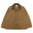 画像1: F.O.B FACTORY（エフオービーファクトリー）DUCK HUNTING JACKET（ダックハンティングジャケット）"11oz Original Duck" / Khaki（カーキ） (1)