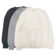 画像1: BARNS OUTFITTERS (バーンズアウトフィッターズ) STANDARD COZUN GUSSET CREW NECK SWEAT (はめ込み両Vガゼットクルーネックスウェット）/ 3Color (1)