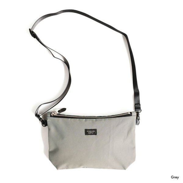 画像2: STANDARD SUPPLY（スタンダードサプライ）W ZIP SHOULDER M（ダブルジップショルダー”M”）Cotton Nylon "SIMPLICITY" / 5Colors（全5色展開） (2)