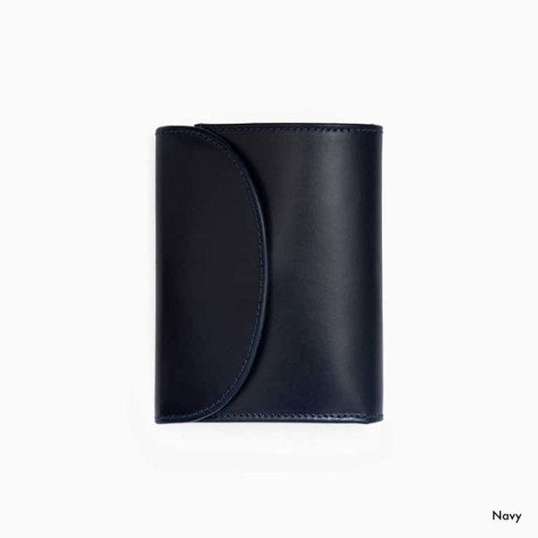 画像1: BEORMA（ベオーマ）3 FOLD WALLET（3つ折りウォレット）"Bridle Leather" / 3Colors（全3色展開） (1)