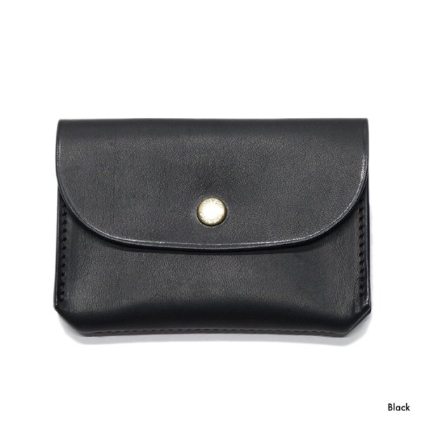 画像1: ARTS&CRAFTS（アーツアンドクラフツ）FLAP CARD CASE（フラップカードケース）"ELBAMATT ACC" / Black（ブラック）・Tan（タン） (1)