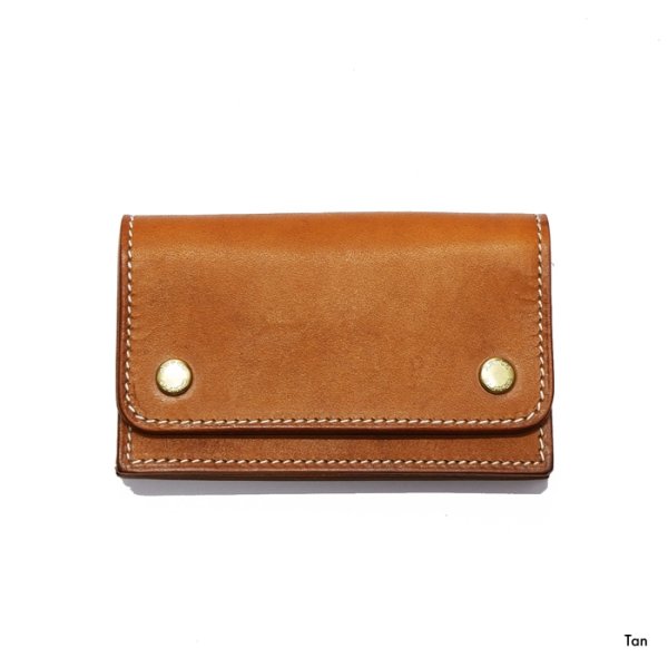 画像2: ARTS&CRAFTS（アーツアンドクラフツ）BOX-COIN COMPACT WALLET（ボックスコインコンパクトウォレット）"ELBAMATT ACC" / Choco（チョコ）・Tan（タン） (2)