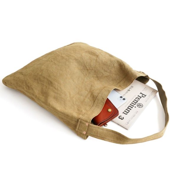 画像8: ARTS&CRAFTS（アーツアンドクラフツ）ONE STRAP SHOULDER（ワンストラップショルダー）"LINEN CANVAS" / Mustard（マスタード） (8)