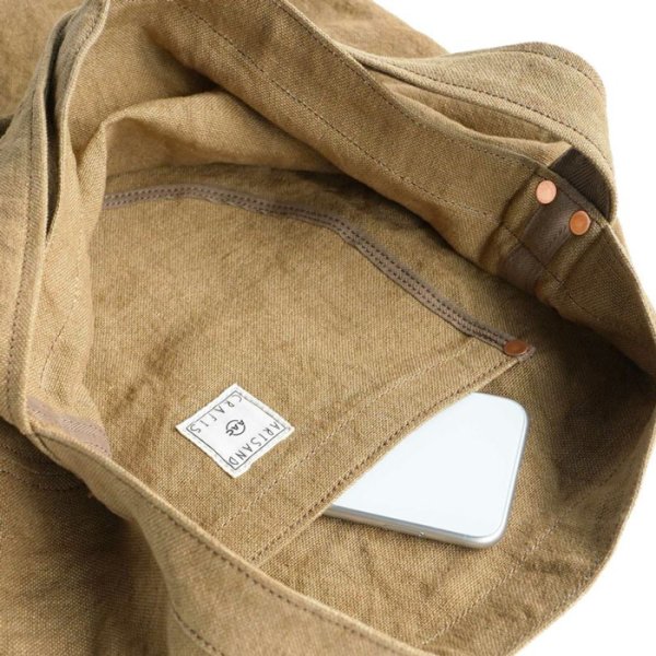 画像6: ARTS&CRAFTS（アーツアンドクラフツ）ONE STRAP SHOULDER（ワンストラップショルダー）"LINEN CANVAS" / Mustard（マスタード） (6)