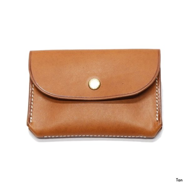 画像2: ARTS&CRAFTS（アーツアンドクラフツ）FLAP CARD CASE（フラップカードケース）"ELBAMATT ACC" / Black（ブラック）・Tan（タン） (2)