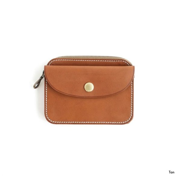 画像2: ARTS&CRAFTS（アーツアンドクラフツ）TWIN PURSE（ツインパース）"ELBAMATT ACC" / Black（ブラック）・Tan（タン） (2)