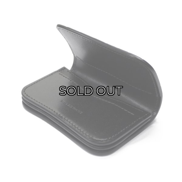 画像4: WILD SWANS（ワイルドスワンズ）GENERAL（ジェネラル）カードケース/ブラック"クロコダイル"×ブラック"サドルプルアップ" (4)