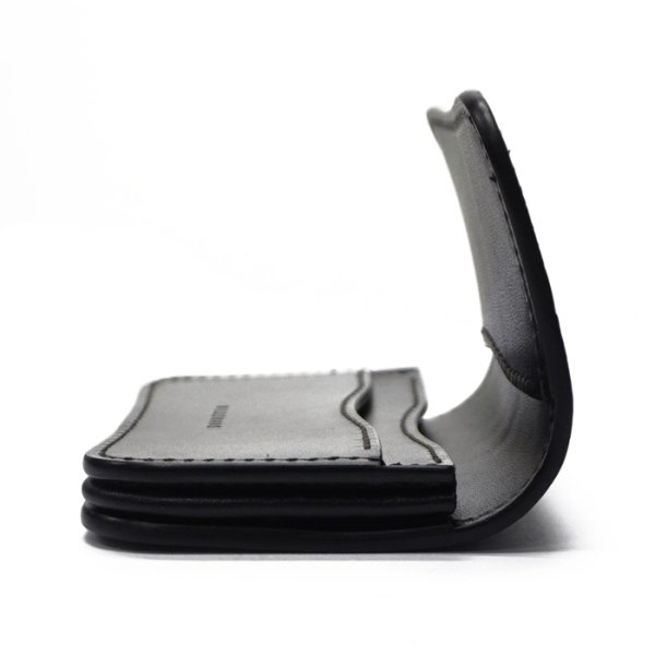 画像3: WILD SWANS（ワイルドスワンズ）GENERAL（ジェネラル）カードケース/ブラック"クロコダイル"×ブラック"サドルプルアップ" (3)