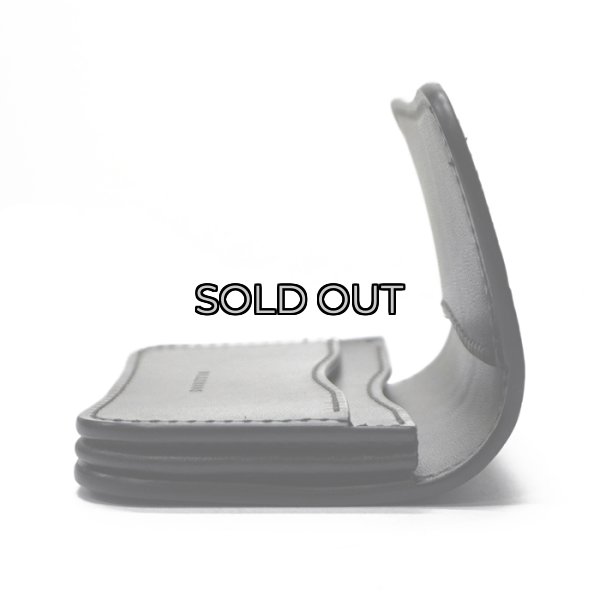 画像3: WILD SWANS（ワイルドスワンズ）GENERAL（ジェネラル）カードケース/ブラック"クロコダイル"×ブラック"サドルプルアップ" (3)