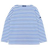 SAINT JAMES（セントジェームス）OUESSANT（ウエッソン）"BORDER" / GRIS CL×MER（杢ライトグレー×ブルー）