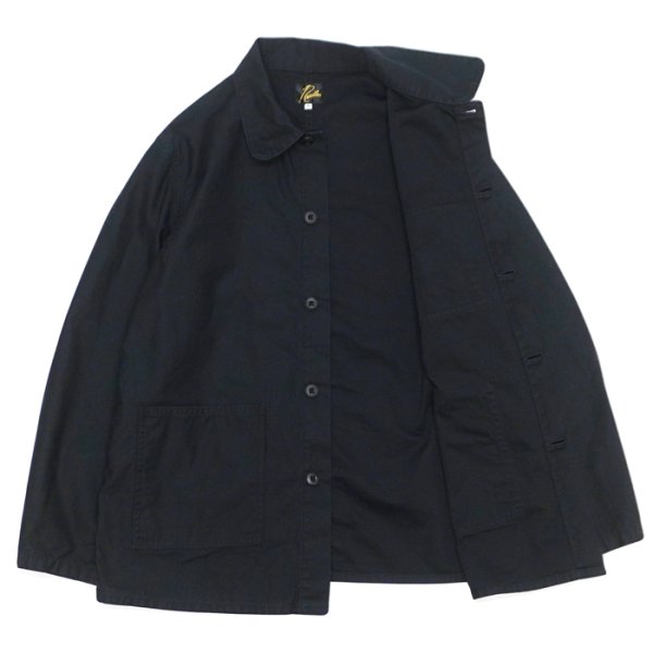 画像3: NEEDLES（ニードルズ）Coverall（カバーオール）"Reversed Sateen" / Black（ブラック） (3)