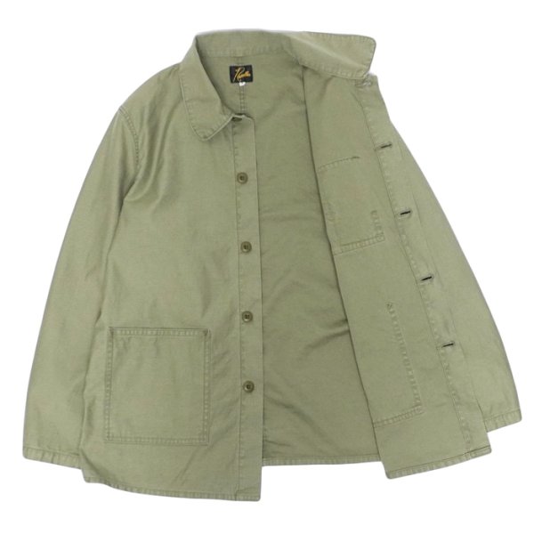 画像3: NEEDLES（ニードルズ）Coverall（カバーオール）"Reversed Sateen" / Olive（オリーブ） (3)