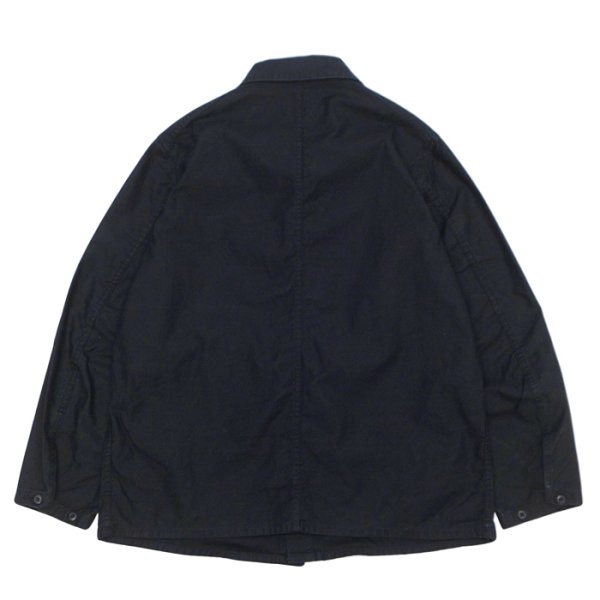 画像2: NEEDLES（ニードルズ）Coverall（カバーオール）"Reversed Sateen" / Black（ブラック） (2)