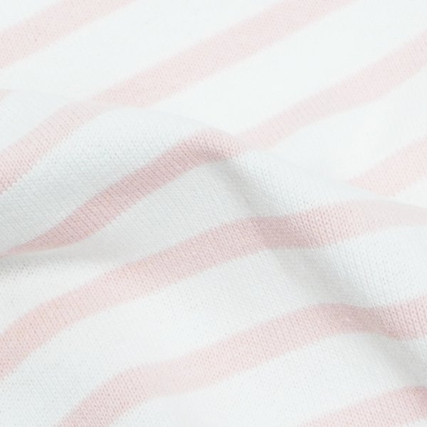 画像6: SAINT JAMES（セントジェームス）OUESSANT（ウエッソン）"BORDER" / NEIGE×DRAGEE（ホワイト×ライトピンク） (6)