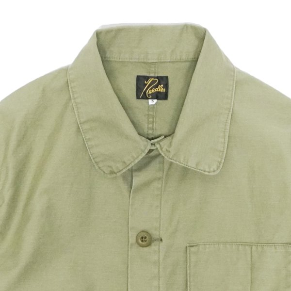 画像4: NEEDLES（ニードルズ）Coverall（カバーオール）"Reversed Sateen" / Olive（オリーブ） (4)